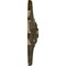 Ekena Millwork Shakuras Ceiling Medallion (Fits Canopies up to 1 3/8"), Hand-Painted Brass, 9"OD x 1 3/8"P CM09SHBRS - alternate 2